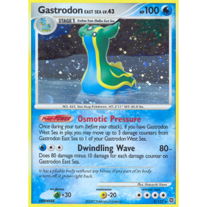 Rare Holo Gastrodon East Sea 8/132 Pokemon TCG Diamond & Pearl Secret Wonders