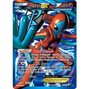 Rare Ultra Deoxys-EX 111/116 Pokemon TCG Black & White Plasma Freeze