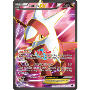 Rare Ultra Latias-EX 112/116 Pokemon TCG Black & White Plasma Freeze