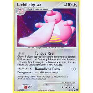 Rare Holo Lickilicky 12/132 Pokemon TCG Diamond & Pearl Secret Wonders