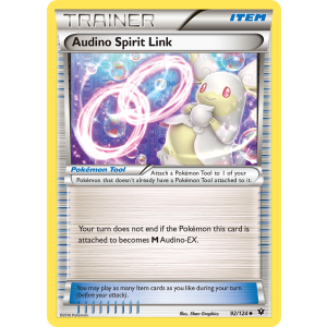 Audino Spirit Link 92/124 Pokemon TCG XY Fates Collide