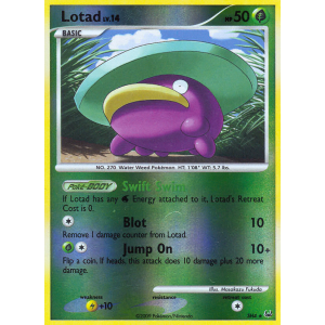 Lotad SH4/127 Pokemon TCG Platinum Platinum