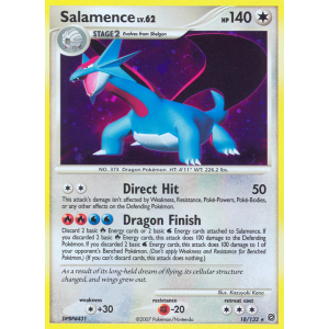 Rare Holo Salamence 18/132 Pokemon TCG Diamond & Pearl Secret Wonders