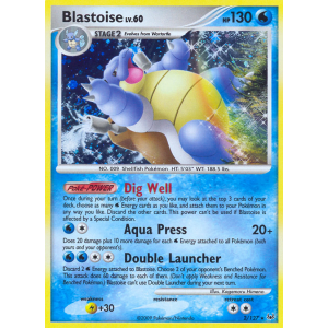 Rare Holo Blastoise 2/127 Pokemon TCG Platinum Platinum