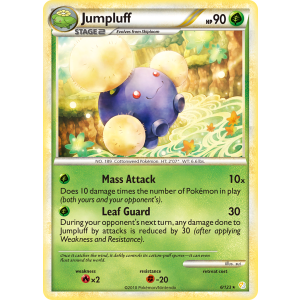 Rare Holo Jumpluff 6/123 Pokemon TCG HeartGold & SoulSilver HeartGold & SoulSilver