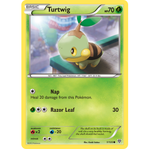 Turtwig 1/135 Pokemon TCG Black & White Plasma Storm