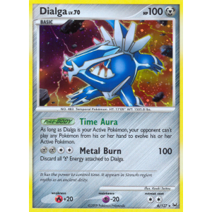 Rare Holo Dialga 6/127 Pokemon TCG Platinum Platinum