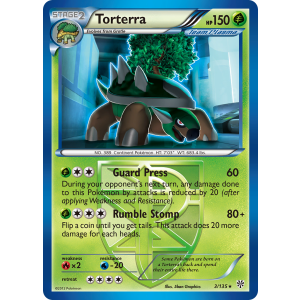 Torterra 3/135 Pokemon TCG Black & White Plasma Storm