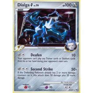 Rare Holo Dialga G 7/127 Pokemon TCG Platinum Platinum