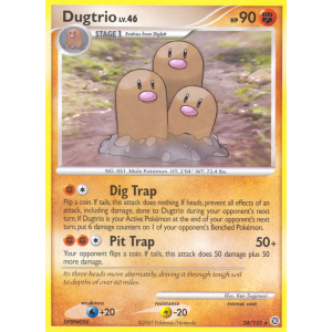 Dugtrio 24/132 Pokemon TCG Diamond & Pearl Secret Wonders