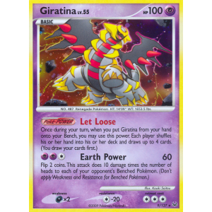 Rare Holo Giratina 9/127 Pokemon TCG Platinum Platinum