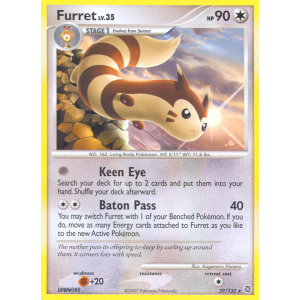 Furret 27/132 Pokemon TCG Diamond & Pearl Secret Wonders