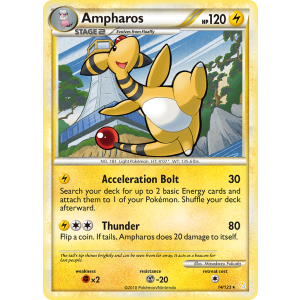 Ampharos 14/123 Pokemon TCG HeartGold & SoulSilver HeartGold & SoulSilver