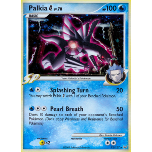 Rare Holo Palkia G 12/127 Pokemon TCG Platinum Platinum