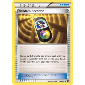 Random Receiver 109/124 Pokemon TCG XY Fates Collide