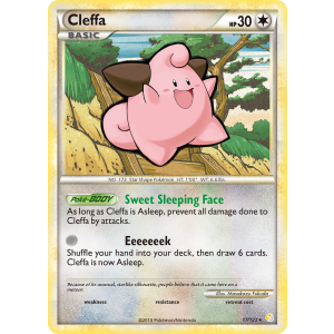 Cleffa 17/123 Pokemon TCG HeartGold & SoulSilver HeartGold & SoulSilver