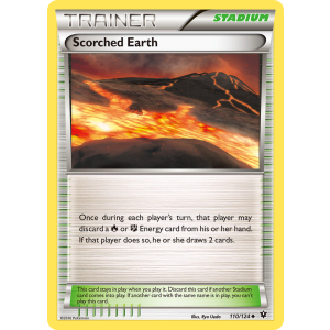 Scorched Earth 110/124 Pokemon TCG XY Fates Collide