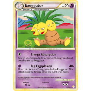 Exeggutor 18/123 Pokemon TCG HeartGold & SoulSilver HeartGold & SoulSilver