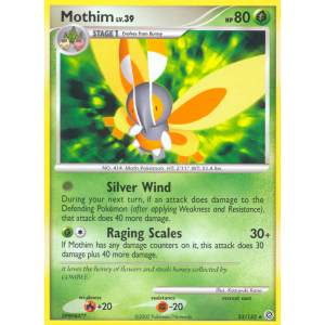 Mothim 33/132 Pokemon TCG Diamond & Pearl Secret Wonders