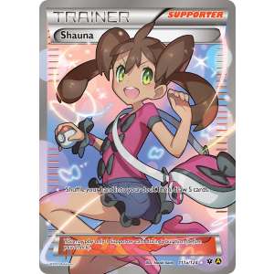 Rare Ultra Shauna 111a/124 Pokemon TCG XY Fates Collide