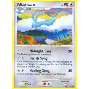 Altaria 18/127 Pokemon TCG Platinum Platinum