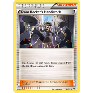 Team Rocket's Handiwork 112/124 Pokemon TCG XY Fates Collide