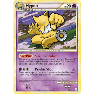 Hypno 23/123 Pokemon TCG HeartGold & SoulSilver HeartGold & SoulSilver