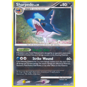 Sharpedo 37/132 Pokemon TCG Diamond & Pearl Secret Wonders