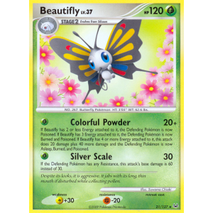 Beautifly 21/127 Pokemon TCG Platinum Platinum