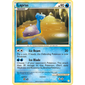 Lapras 24/123 Pokemon TCG HeartGold & SoulSilver HeartGold & SoulSilver