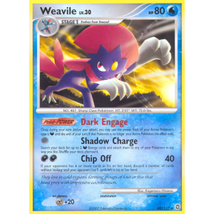 Weavile 40/132 Pokemon TCG Diamond & Pearl Secret Wonders