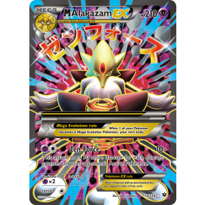 Rare Ultra M Alakazam-EX 118/124 Pokemon TCG XY Fates Collide