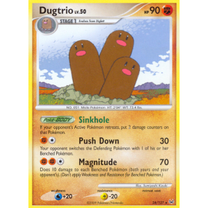 Dugtrio 24/127 Pokemon TCG Platinum Platinum