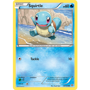 Squirtle 24/135 Pokemon TCG Black & White Plasma Storm