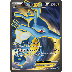 Rare Ultra Kingdra-EX 122/124 Pokemon TCG XY Fates Collide