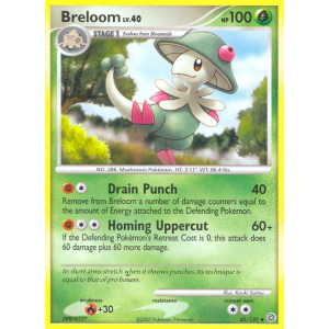 Breloom 45/132 Pokemon TCG Diamond & Pearl Secret Wonders