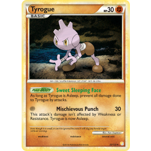 Tyrogue 33/123 Pokemon TCG HeartGold & SoulSilver HeartGold & SoulSilver