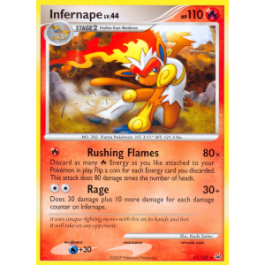 Infernape 31/127 Pokemon TCG Platinum Platinum