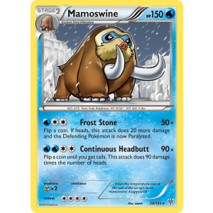 Mamoswine 28/135 Pokemon TCG Black & White Plasma Storm