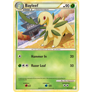 Bayleef 35/123 Pokemon TCG HeartGold & SoulSilver HeartGold & SoulSilver