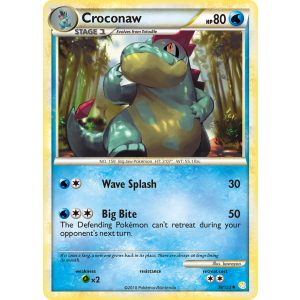 Croconaw 38/123 Pokemon TCG HeartGold & SoulSilver HeartGold & SoulSilver