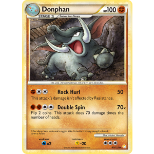 Donphan 40/123 Pokemon TCG HeartGold & SoulSilver HeartGold & SoulSilver