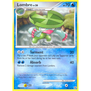 Lombre 54/132 Pokemon TCG Diamond & Pearl Secret Wonders