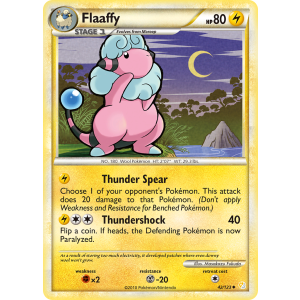 Flaaffy 42/123 Pokemon TCG HeartGold & SoulSilver HeartGold & SoulSilver