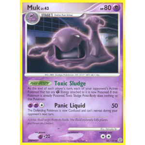 Muk 56/132 Pokemon TCG Diamond & Pearl Secret Wonders