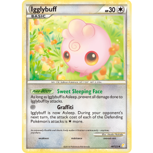 Igglybuff 44/123 Pokemon TCG HeartGold & SoulSilver HeartGold & SoulSilver