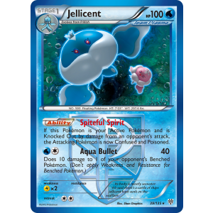 Jellicent 39/135 Pokemon TCG Black & White Plasma Storm