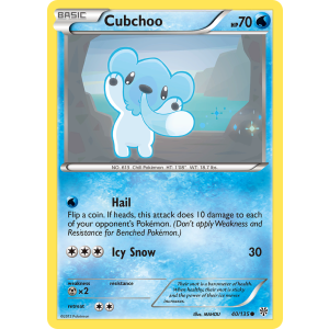 Cubchoo 40/135 Pokemon TCG Black & White Plasma Storm