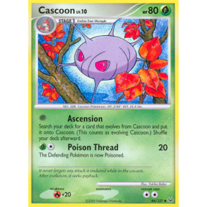 Cascoon 44/127 Pokemon TCG Platinum Platinum