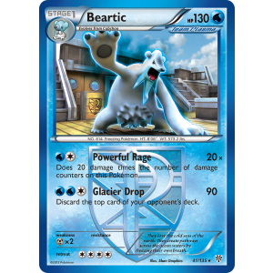 Beartic 41/135 Pokemon TCG Black & White Plasma Storm